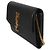 Portafoglio a catena Saint Laurent Uptown in pelle Grain de Poudre nera - vista 3