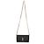 Portafoglio a catena Saint Laurent Uptown in pelle Grain de Poudre nera - vista 5