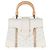 Goyard White Goyardine Canvas Structure Mini Saigon Top Handle Bianco