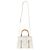 Goyard White Goyardine Canvas Structure Mini Saigon Top Handle Bianco - vista 2