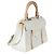 Goyard White Goyardine Canvas Structure Mini Saigon Top Handle Bianco - vista 3