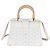 Goyard White Goyardine Canvas Structure Mini Saigon Top Handle Bianco - vista 4