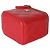 Mini Vanity Case Chanel in pelle caviar matelassé rossa Rosso - vista 6
