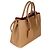 Prada Caramel Red Saffiano Medium Cuir Tote Castaño - vista 4