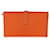 Clutch Hermès Orange Swift Jige Duo Laranja  - vista 2