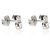 Orecchini Tiffany & Co. Platinum Diamond Bubble - vista 3