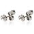 Orecchini Tiffany & Co. Platinum Diamond Bubble - vista 4