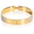 Hermès Gold-Plated Clic H In Marron Glacé Bracelet  - view 4