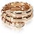 Bulgari Anel Serpenti Viper Wrap em ouro rosa e diamantes BVLGARI