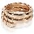 Bulgari Anel Serpenti Viper Wrap em ouro rosa e diamantes BVLGARI - vista 3
