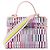 Borsa a mano 2Way Delvaux Tempête GM in vinile e gomma, rosa