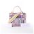 Borsa a mano 2Way Delvaux Tempête GM in vinile e gomma, rosa - vista 14
