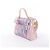 Borsa a mano 2Way Delvaux Tempête GM in vinile e gomma, rosa - vista 2