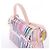Borsa a mano 2Way Delvaux Tempête GM in vinile e gomma, rosa - vista 3