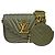 Louis Vuitton New Wave Multi Pochette in pelle matelassé Cachi