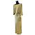 Vestido Gucci de Lurex dorado
