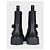 Céline Botas Celine de cuero negro con hebilla plateada - EU 39 de segunda mano - vista 4