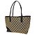 Gucci New Britt Tote GG Canvas and leather Medium Beige - vista 2