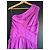 Vestido largo Zuhair Murad violeta asimétrico de seda Púrpura - vista 3