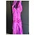 Vestido largo Zuhair Murad violeta asimétrico de seda Púrpura - vista 7