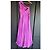 Vestido largo Zuhair Murad violeta asimétrico de seda Púrpura - vista 8
