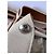 Borsa a tracolla Hermès Videpoches in pelle grana Beige Crema Silver hardware - vista 9