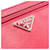 Pouch Triangle Prada in pelle Saffiano Nero Bianco Rosso Multicolore Arancione Giallo - vista 5
