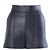 Shorts Hermès em couro de cabra grão preto