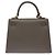 Hermès Borsa HERMES Kelly 25 in Pelle Grigia - 103810 Grigio - vista 4