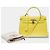 Hermès Bolso HERMES Kelly 32 en Cuero Amarillo - 103818 - vista 2