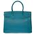 Hermès Borsa HERMES Birkin 30 in Pelle Blu - 103813 - vista 4