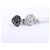Orecchini De Grisogono Heart White x Black Diamond WG Bianco - vista 12