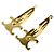 Céline Fermi capelli Celine GP Hair Clip Triomphe Accessory D'oro - vista 4