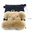 Céline CELINE Triomphe Pom Charm - Leather x Shearling Marrone Rosa - vista 7