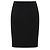 Falda lápiz negra Moschino Couture Negro