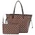 Louis Vuitton Neverfull MM Tote Bag Braun