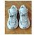GUCCI SNEAKER BASSE 2.0 IN RETE E PELLE BIANCA/GRIGIO. Rosa Bianco Verde - vista 3