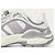 GUCCI SNEAKER BASSE 2.0 IN RETE E PELLE BIANCA/GRIGIO. Rosa Bianco Verde - vista 6