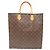Louis Vuitton Sac Plat Borsa Tote da Donna Marrone