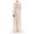 Philosophy di Lorenzo Serafini Plissiertes Maxikleid aus Chiffon Roh - Ansicht 13