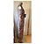 Robe longue imprimée Rochas Blanc Rouge Marron foncé - vue 8