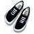 Loewe Sneaker aus schwarzem Canvas mit weißer Gummisohle - Ansicht 14