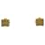 Hermès Hermes Cage d'H H-Cube Earrings Beige Golden  - view 1