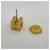 Hermès Hermes Cage d'H H-Cube Earrings Beige Golden  - view 3