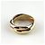 Anello Cartier Trinity in oro tricolore 18K - vista 4