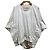 Autre Marque Plan C Bianca Drape Crewneck T-shirt Camiseta de algodón Blanco