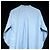 Autre Marque Vestido camisa de algodón a rayas blurhms Azul - vista 4