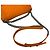 Borsa a tracolla Chanel Boy in pelle Arancione - vista 4