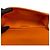 Borsa a tracolla Chanel Boy in pelle Arancione - vista 9