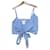 Autre Marque Bustier a rayas MSGM Azul  - vista 1